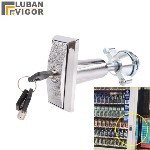 T-shape cabinet lock lock for vending machine / booth / game machine/ ATM machine/smart terminal handle locks,Cabinet lock ► Photo 1/5
