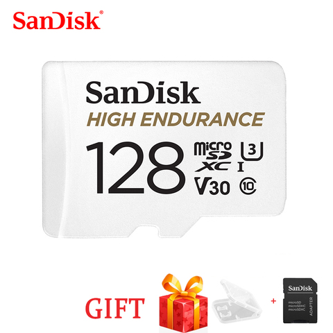 SanDisk High Endurance Video Monitoring 32GB 64GB 128GB 256GB MicroSD Card SDHC/SDXC Class10 40MB/s TF Card for Video Monitoring ► Photo 1/6