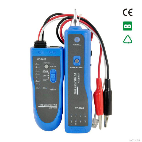 Noyafa Mutifuncation Cable Test NF-806 Detector Support Trace Telephone Lan Wire Finder Cable Continuity Tester Wiremap ► Photo 1/6