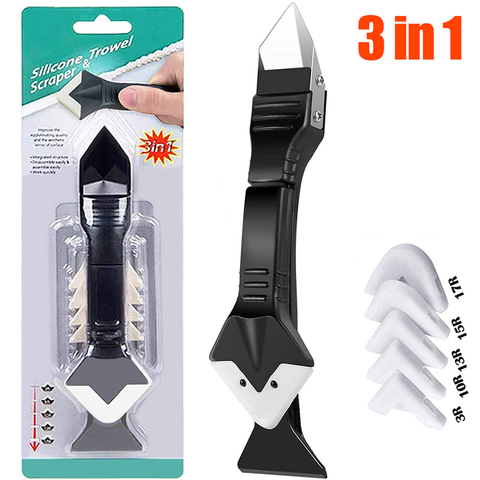 Caulking Tool Glass Glue Angle Scraper Tools Caulk Cement Scraper Silicone Sealant Remover Shovel Floor Cleaning Kitchen Window ► Photo 1/6