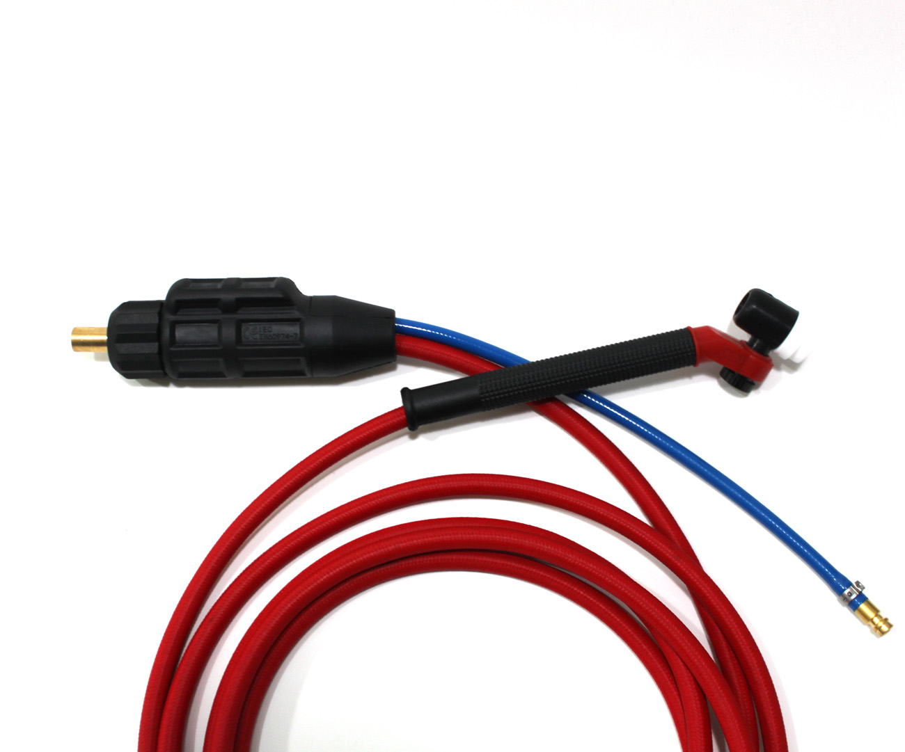 NR 17 Swivel Head Tig Welding Torch With Easy Change Euro Connector