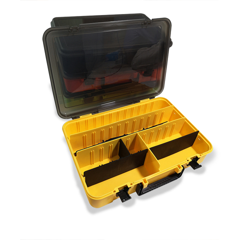 Multifunctional large-capacity fishing tackle box tool storage box single double-layer bait box portable fishing tackle storage ► Photo 1/6