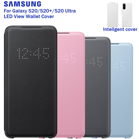 Samsung Original Smart LED View Case  For Samsung GALAXY S20 S20+ S20 Plus S20 Ultra 5G Wallet Flip Phone Cover ► Photo 1/6