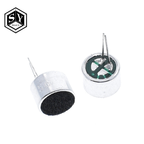 GREAT IT 10 PCS/LOT 6x5mm 6050 Microphone Electret Microphone with 2 pin pick-up ► Photo 1/4