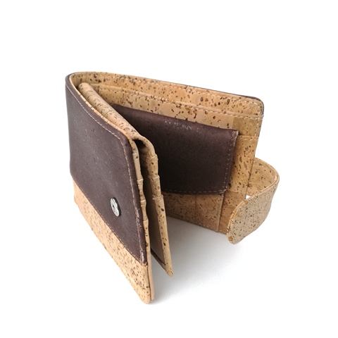 Rustic Men Cork Wallet Bifold Eco Friendly Cork Card Wallet ► Photo 1/6