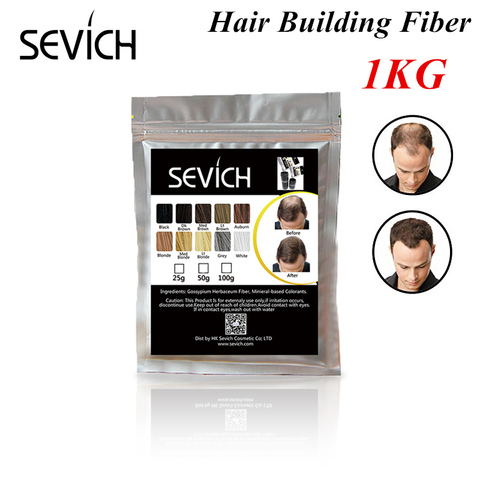 Beauty Salon Regrowth Keratin Hair Fiber Keratin Spray Thinning Hair Loss Conceal Styling Powders Dye Extension 10color 1000g ► Photo 1/6