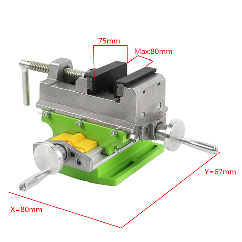 3 Inch Desk Vise Pliers X Y-axis Adjustable Compound Bench Worktable For Milling Machine Precision Tools ► Photo 1/5