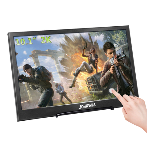 10.1 Inch Touch Monitor 2K 2560x1600 Portable Gaming Monitor IPS LCD Monitor PC PS3/4 Xbox 360 Tablet Display for Windows 7 8 10 ► Photo 1/6