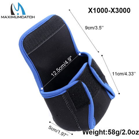 Maximumcatch Neoprene Fishing Spinning Reel Cover Pouch Protective Reel Bag Fit Up 1000-8000-Series ► Photo 1/6