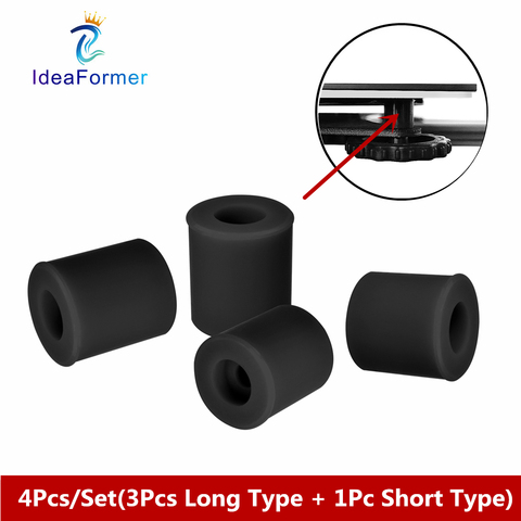 3D Printer Hot Bed Leveling Silicone Column Set 3 Long +1 Short for Ender 3 CR10 CR10S Printer High Temperature Resistance Parts ► Photo 1/6