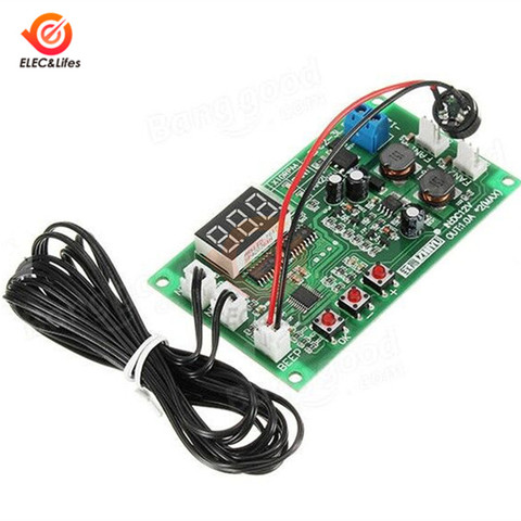12V Dual Channel Digital Thermostat 3 Wire Fan Speed Controller Intelligent Temperature controller module with NTC 3950 Sensor ► Photo 1/6