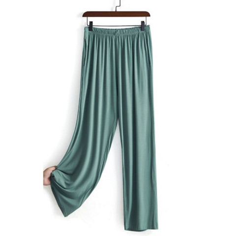 Women spring autumn cotton pajama pants comfortable loose home wear pant wide leg sleepwear pants plus size ladies trousers 7XL ► Photo 1/6