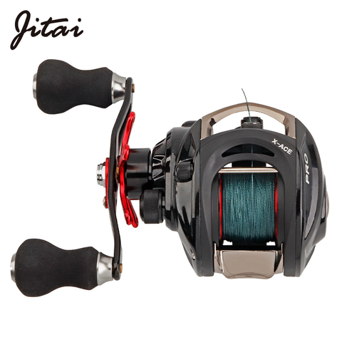 JITAI Fishing Reel 8Kg Max Drag Have PE 4 Strands line 14+1BBs Left Right Hand Lure Bait Casting fishing Baitcasting reel ► Photo 1/6