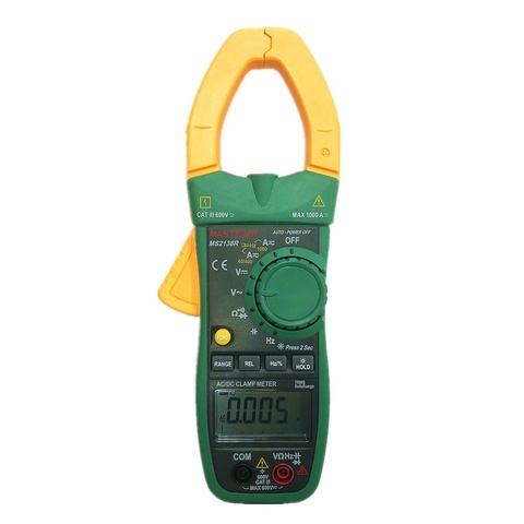 MASTECH MS2138R 4000 Counts Digital AC DC Clamp Meter Multimeter Voltage Current Capacitance Resistance Tester ► Photo 1/1