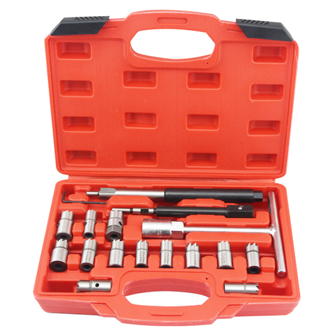 5/7/10/17PC Four sets Diesel Injector Seat Cutter Cleaner Tool Set Carbon Remover ► Photo 1/4