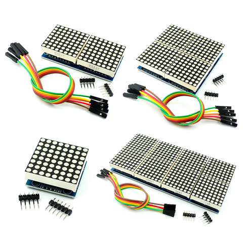 MAX7219 dot matrix module microcontroller module DIY KIT ► Photo 1/6