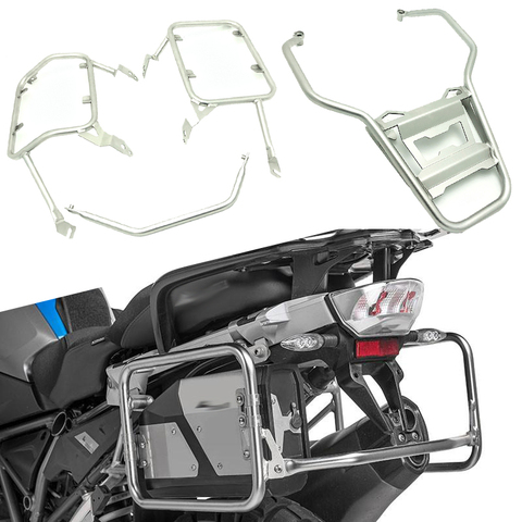 Motorcycle Panniers Rack Stainless Steel Saddlebag Bracket Top Case box Rack For BMW R1200GS LC R 1200 GS R1250GS/ADV 2013-2022 ► Photo 1/6