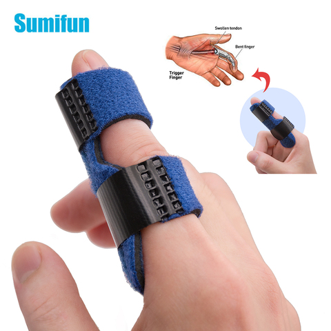 1pcs Trigger Finger Protector Mallet Finger Toe Splints Brace for Sport Injuries Broken Finger Arthritis Pain Health Care C1722 ► Photo 1/1