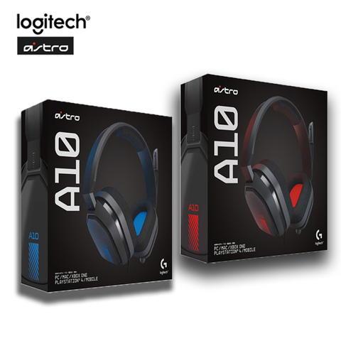 Buy Online Original Logitech Astro A10 Wired Gaming Headphones Esports Headset 7 1 Virtual Surround Sound With Mic For Ps4 And Pc Csgo Alitools