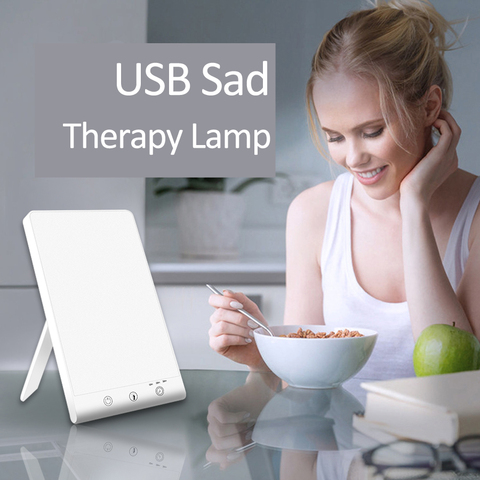 5V Sad Light Therapy Lamp 12000 lux Seasonal Affective Disorder Cure Phototherapy Bionic Sun Light Depression Anti-fatigue Lamp ► Photo 1/6