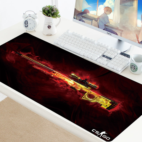 CSGO Large Game Mouse Pad Mat Laptop Gaming Mousepad XL Anti-slip Rubber Grande Gamer Mouse Pad Fashion Office Desk Computer Pad ► Photo 1/6