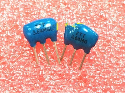 10pcs Ceramic crystal oscillator ZTT3.64M Ceramic oscillator Crystal resonator Straight three feet 3.64MHZ ► Photo 1/1