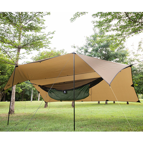 OneTigris 210T Polyester Sun Shelter 3x4m Compact Versatile Durable Backpacking Tarpaulin Beach Tent Awning 100% Waterproof ► Photo 1/5