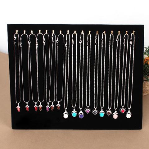 17 Hooks Jewelry Display Stand/Necklace Holder/Jewelry Organizer /Chain Hang Show Rack/Pendant Chain Display Rack/Earring Holder ► Photo 1/6