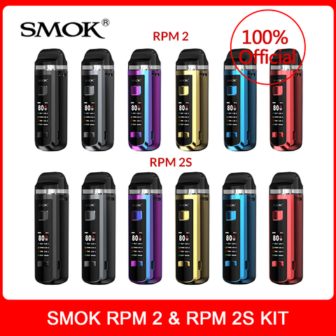 Buy Online Original Smok Rpm 2s Rpm 2 Pod Mod Kit 80w 1 14inch Tft Display Rpm 2 Mesh Coil Electronic Cigarette Vs Rpm40 Rpm80 Pozz X Vape Alitools