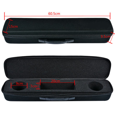 NEW 60cm lure Hard shell bag length Portable Fishing Rod bag Double Zipper Shockproof Storage Box Travel Fishing Tackle reel bag ► Photo 1/6