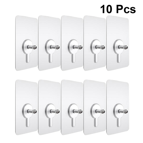10pcs Picture Nails Non-Trace Acrylic Traceless Invisible Hanging Hooks  Photo Frame Nails for Office Home - Price history & Review | AliExpress  Seller - NICEXMAS Holiday Store 