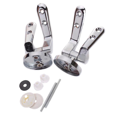1 Set Standard Replacement Parts Toilet Seat Hinges Toilet Fixing Mountings ► Photo 1/6