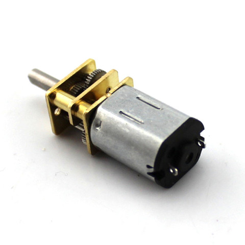 1Pcs 3V 6V 12V DC N20 Mini Micro Metal Gear Motor with Gearwheel DC Motors 15 30 50RPM 100 200RPM 300 500 1000 RPM ► Photo 1/2