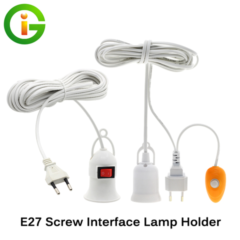 Grow Light Lamp Holder Converter Hoisted E27 Lamp Holder 4M 8M Wire With Switch for Indoor Plant Grow Bulb. ► Photo 1/6