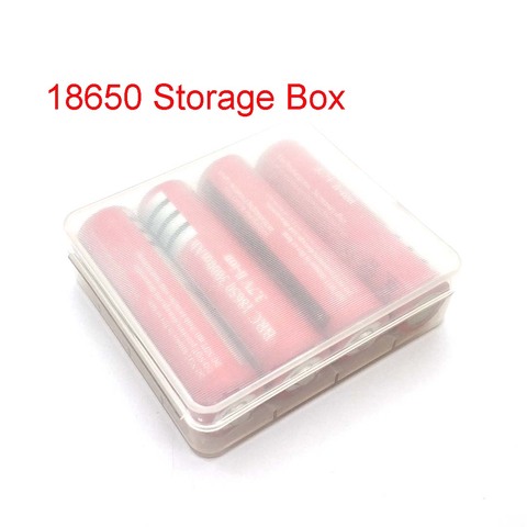 Durable 18650 Battery Storage Box Hard Case Holder For 4x 18650 Rechargeable Battery Power Bank Plastic Cases ► Photo 1/5