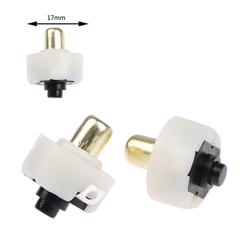2pcs/lot Diameter 17mm LED Flashlight Push Button Switch ON/ OFF Electric Torch Tail Switch ► Photo 1/5