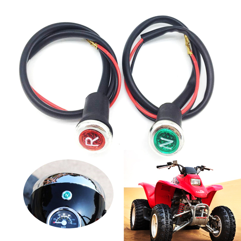 2 Pcs ATV Reverse & Neutral Light Indicator For 90/110/125/150/200/250/300cc ATV Quad Sunl/Taotao/Eagle/Loncin Etc DC 12V 2022 ► Photo 1/6