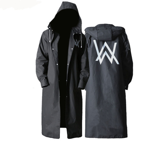 Stylish EVA Black Adult Raincoat Pattern Outdoor Men's Long Style Hiking Poncho Environmental  rain coat ► Photo 1/6