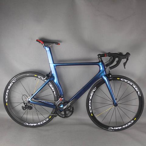 Chameleon color Complete Road Carbon Bike ,Carbon Bike Road Frame with  groupset shi R7000 22 speed Road Bicycle Complete bike ► Photo 1/6
