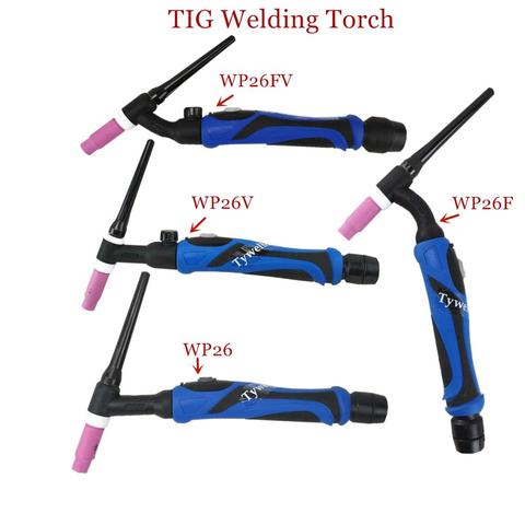 WP-26F TIG Torch Body TIG26F Argon Welding Torch Head WP26 Flex Air Cooled Gas Tungsten Arc Welding GTAW A-200 Flex Torch ► Photo 1/6