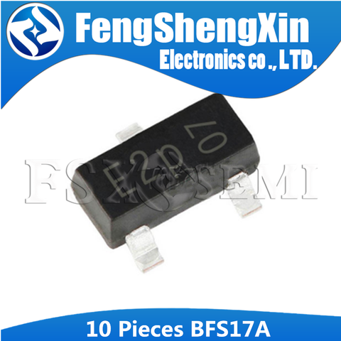 10pcs BFS17 BFS17A SOT-23 E2 E2W E2P high-frequency transistor  SOT23 ► Photo 1/1