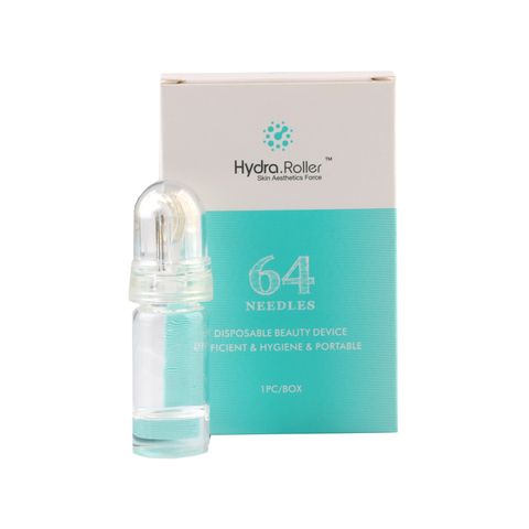 Hydra roller 64 Pin Micro titanium needle tips Derma needles skin care Anti aging whitening bottle roller serum reusable ► Photo 1/6