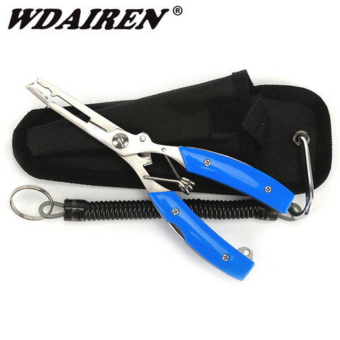 WDAIREN Multitool Fishing Pliers Multi Tool Mini Portable Folding Stainless Steel Scissors Line Cutter Remove Hook Fishing Tools ► Photo 1/6