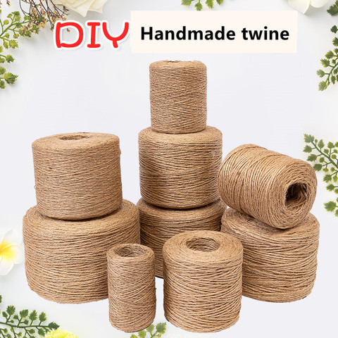 Jute Rope Twine Rope Handmade Diy Color Material Rope Kindergarten Environment Decoration Bundle Retro Thick Hemp Rope Linen Rop ► Photo 1/6