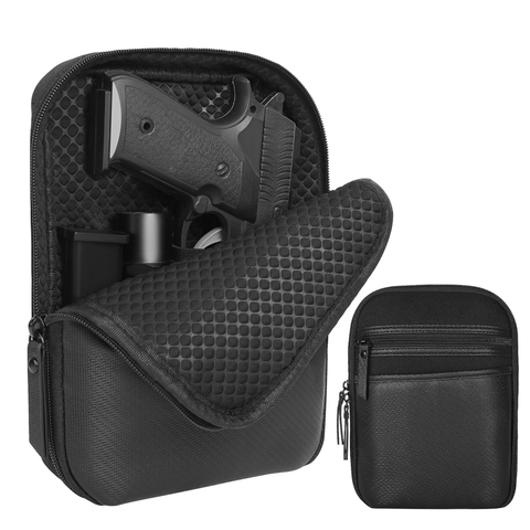 Tactical Concealed Gun Bag Pouch Pistol Holster Fanny Pack Waist Pocket Gun Carry Protection Case for Handgun with Belt Loop ► Photo 1/6