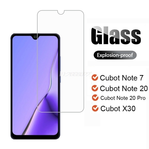 3-1Pcs Glass For Cubot Note 7 Pelicula Cubot X30 Tempered Glass Screen Protector For Global Cubot Note 20 Pro Case Glass Cover ► Photo 1/6