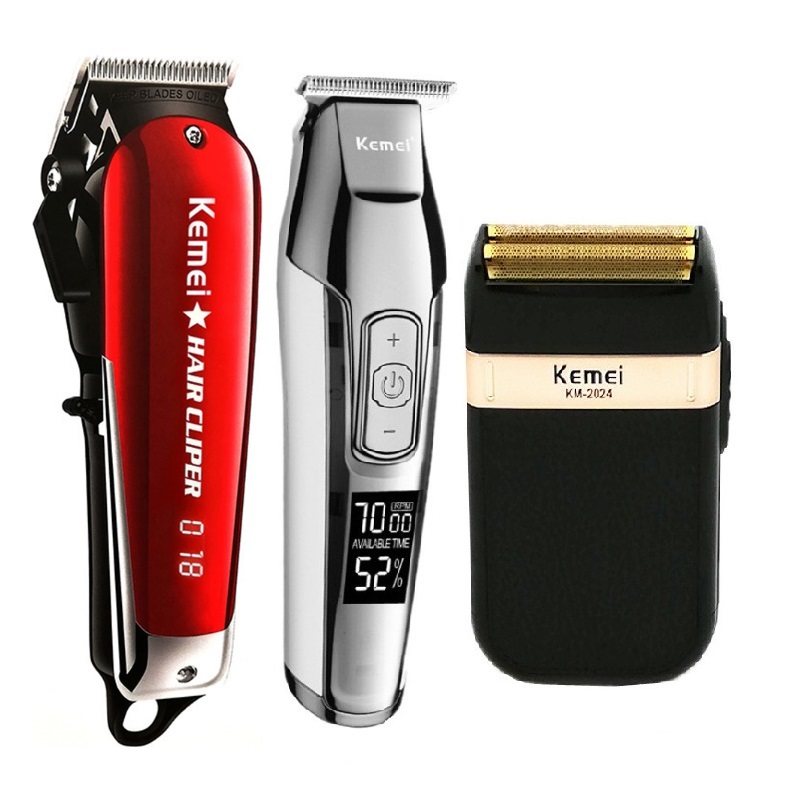 Kemei Professional Hair Trimmer Powerful Electric Hair Clipper Shaver Hair  Shaving Machine Hair Cutting Beard Electric Razor - Price history & Review  | AliExpress Seller - BU iYOUNG Store 