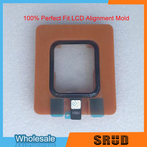 LCD Display Replacement Wood Alignment Mold For Apple Watch 38mm 40mm 42mm 44mm Damaged Glass OCA Touch Glass Replace ► Photo 1/4