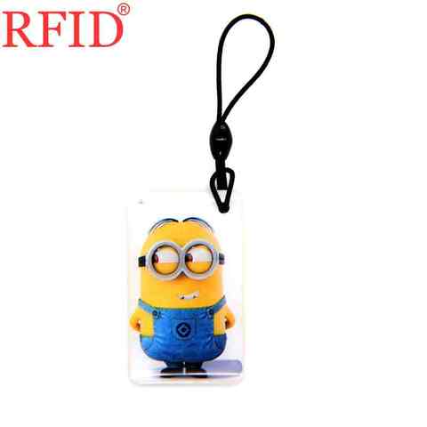 ID 125khz EM4305 EM4205 Rewritable Writable Keyfob Key Fobs RFID Waterproof Dropping Glue Keychain Token Tag Access Control Card ► Photo 1/6