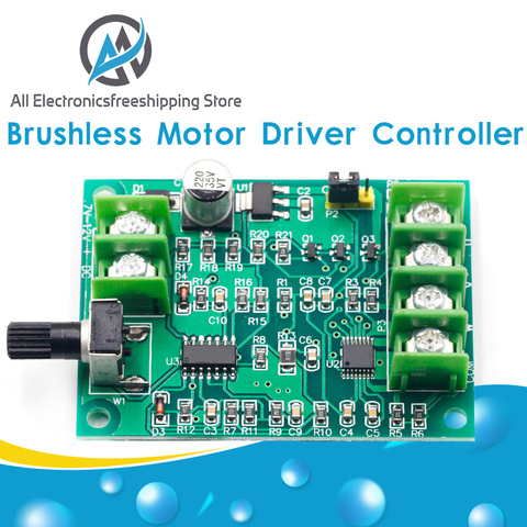 5V 12V Brushless DC Motor Driver Controller Board with Reverse Voltage Over Current Protection for Hard Drive Motor 3/4 Wire ► Photo 1/6